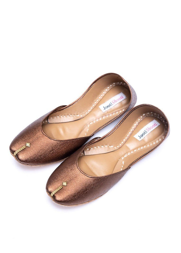 JootiShooti - Plain Copper Khussa