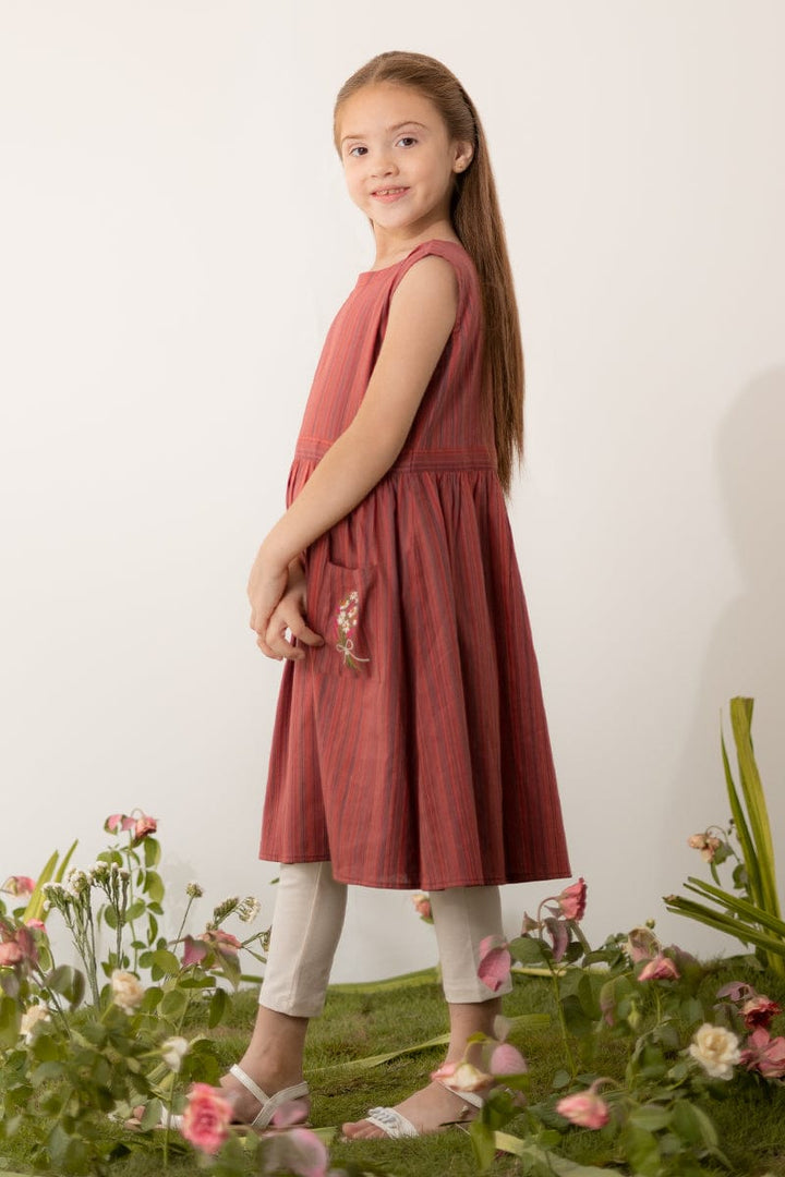  Little EGO - French rose 1 piece - Cotton - Dull Red - Studio by TCS 