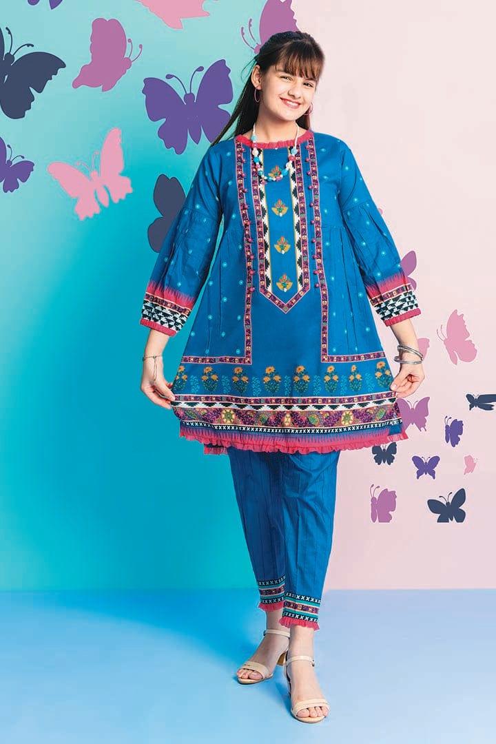 Mizaj - Unstitched Lawn - Kids - 2 Piece - Studio by TCS