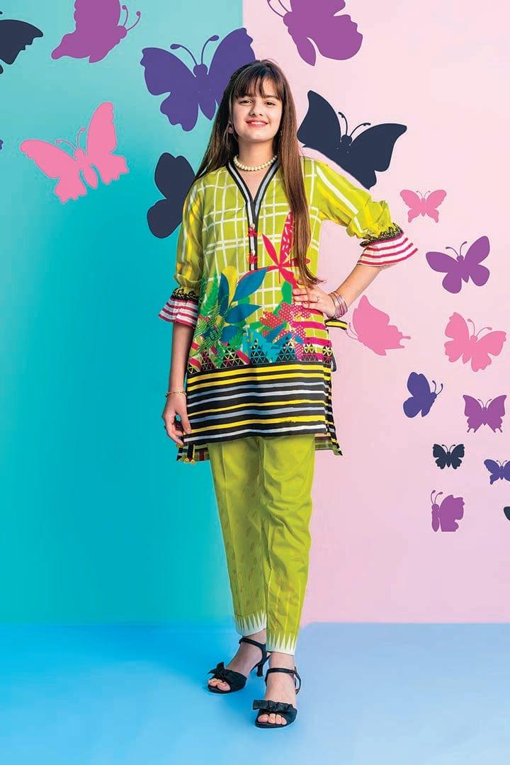 Mizaj - Unstitched Lawn - Kids - 2 Piece - Studio by TCS