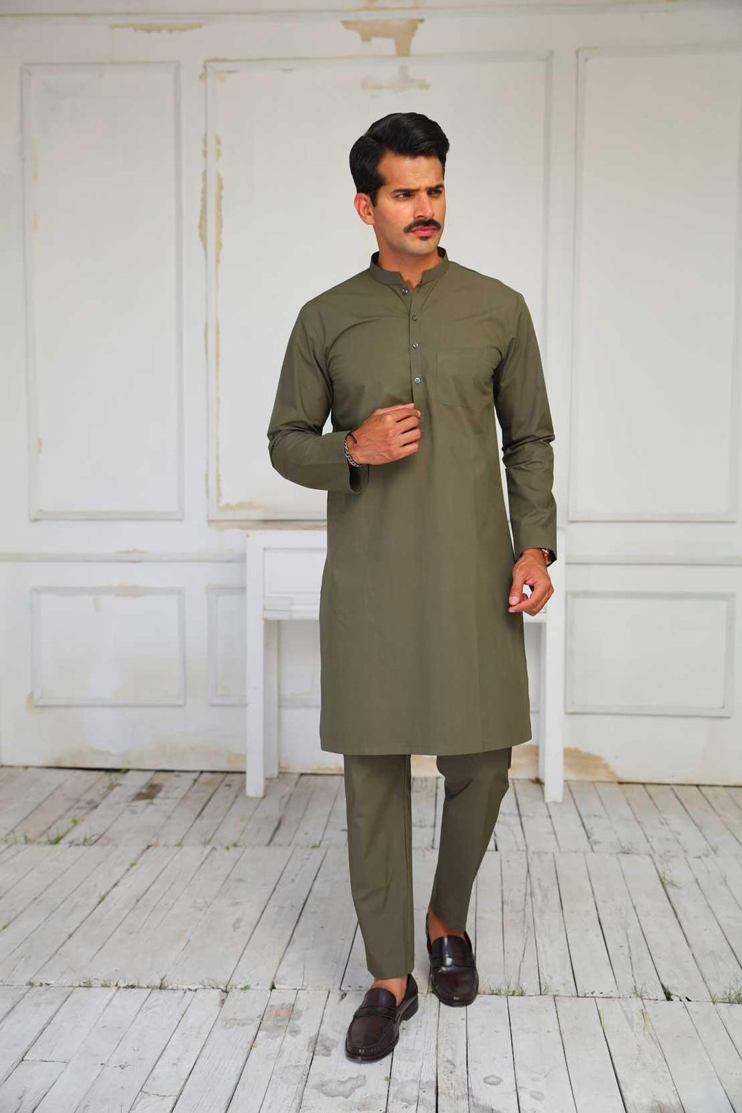 Leon Man - ARMY GREEN - 2 PC