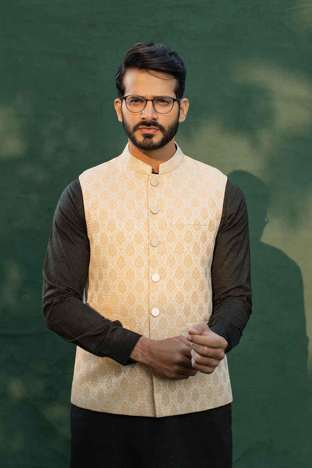 Leon Man - CREAM WAISTCOAT - 1 Piece