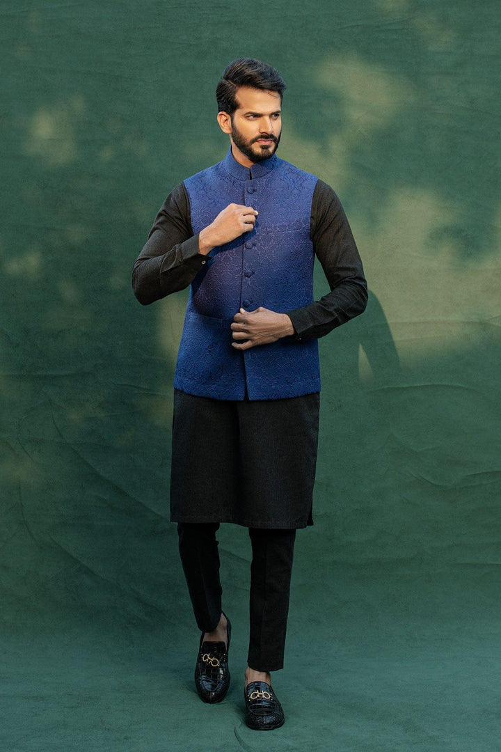 Leon Man - DEEP BLUE Waistcoat - 1 Piece