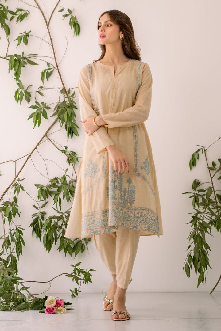  Ego - Ivory 2 piece - Cotton - Embroidery - Studio by TCS 