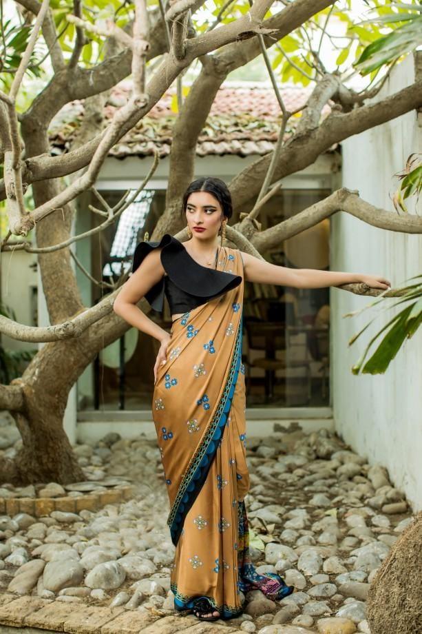 Mahdees - A Garden of Paradise- Silk Saree