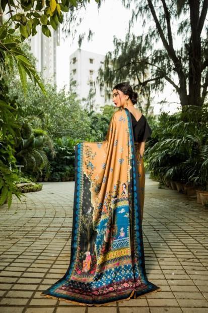 Mahdees - A Garden of Paradise- Silk Saree