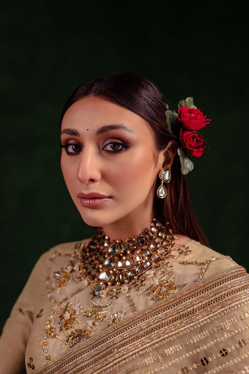 Maria Osama Khan - Rekhta - Pishwas - Korean Silk - 3 Piece