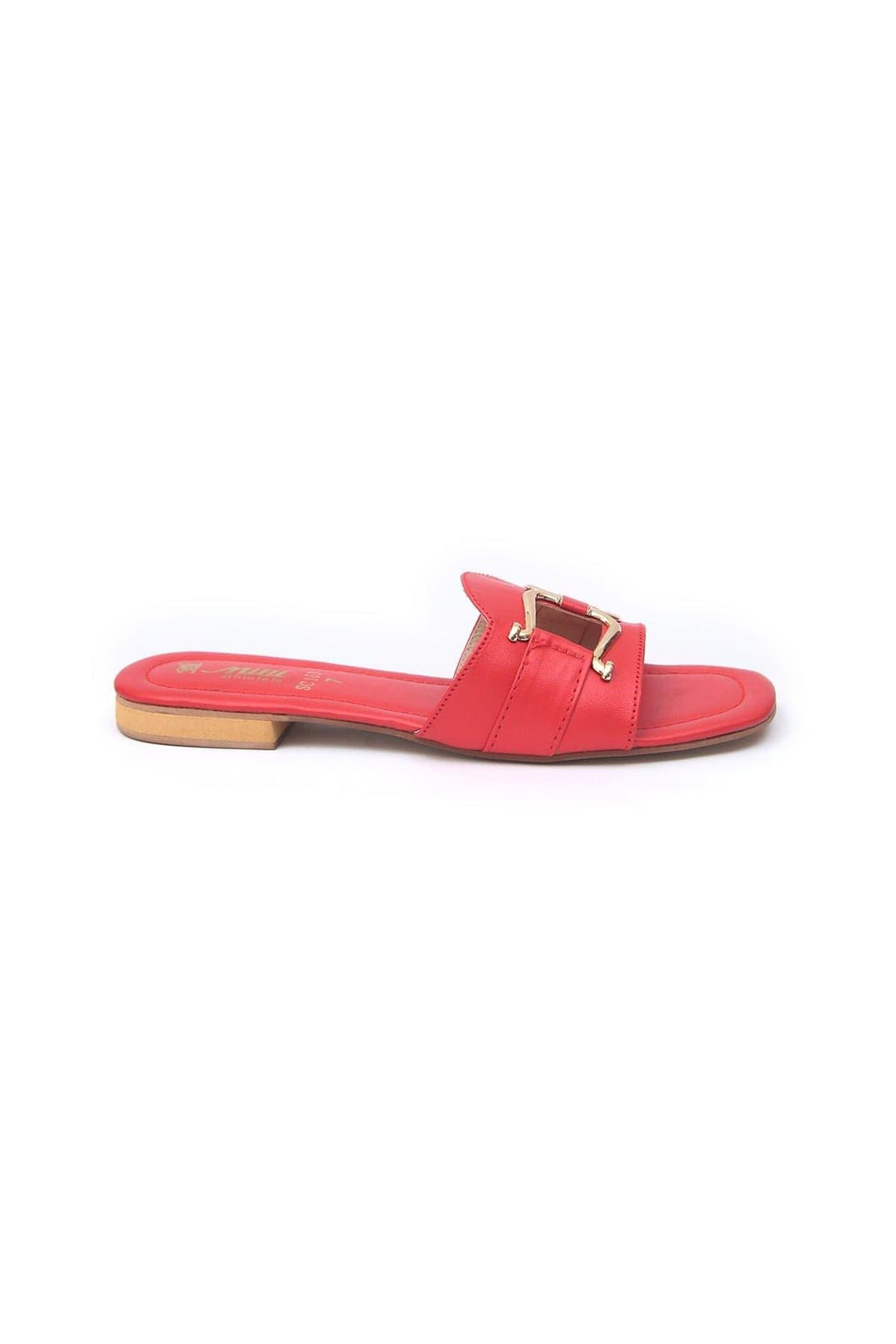 Milli Shoes - Red Slides - 1345