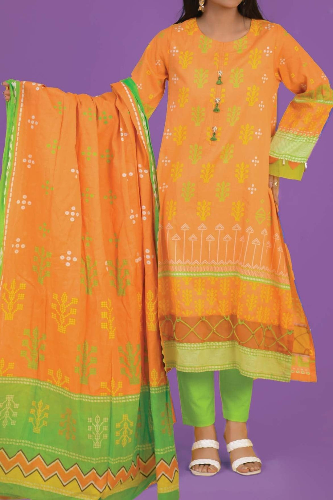 Mizaj - 3 Piece | Unstitched | Lawn - S3RL-220167
