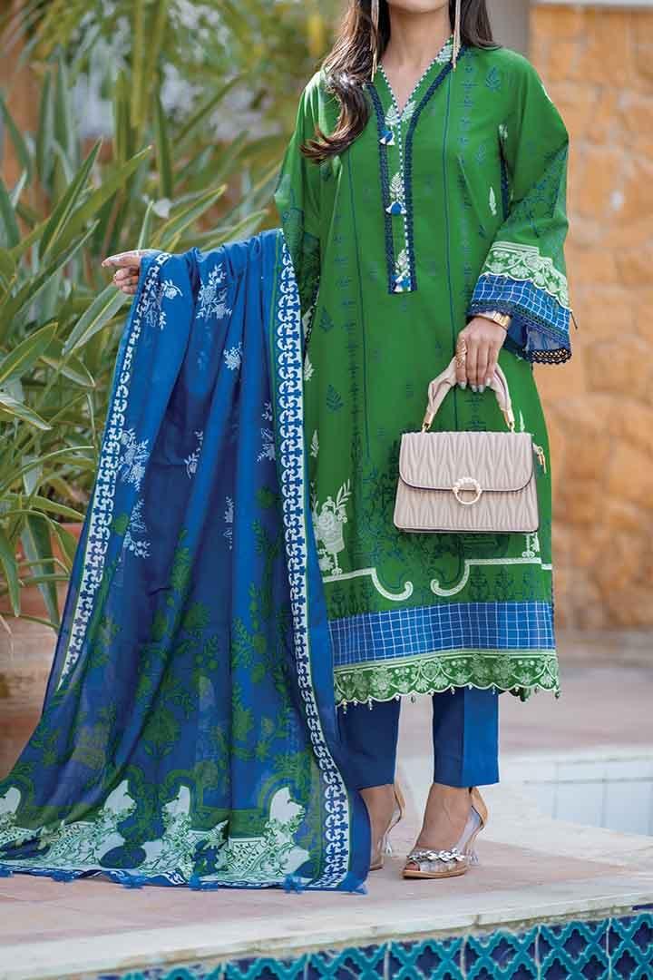Mizaj - Unstitched Lawn - 3 PC