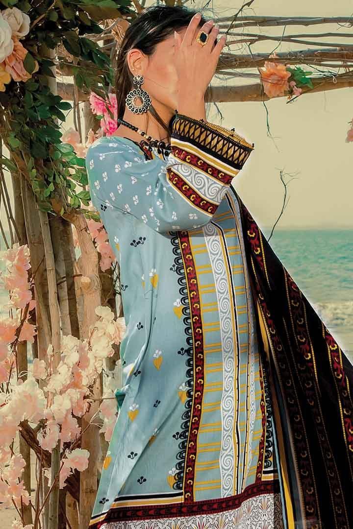 Mizaj - Unstitched Lawn - 3 PC