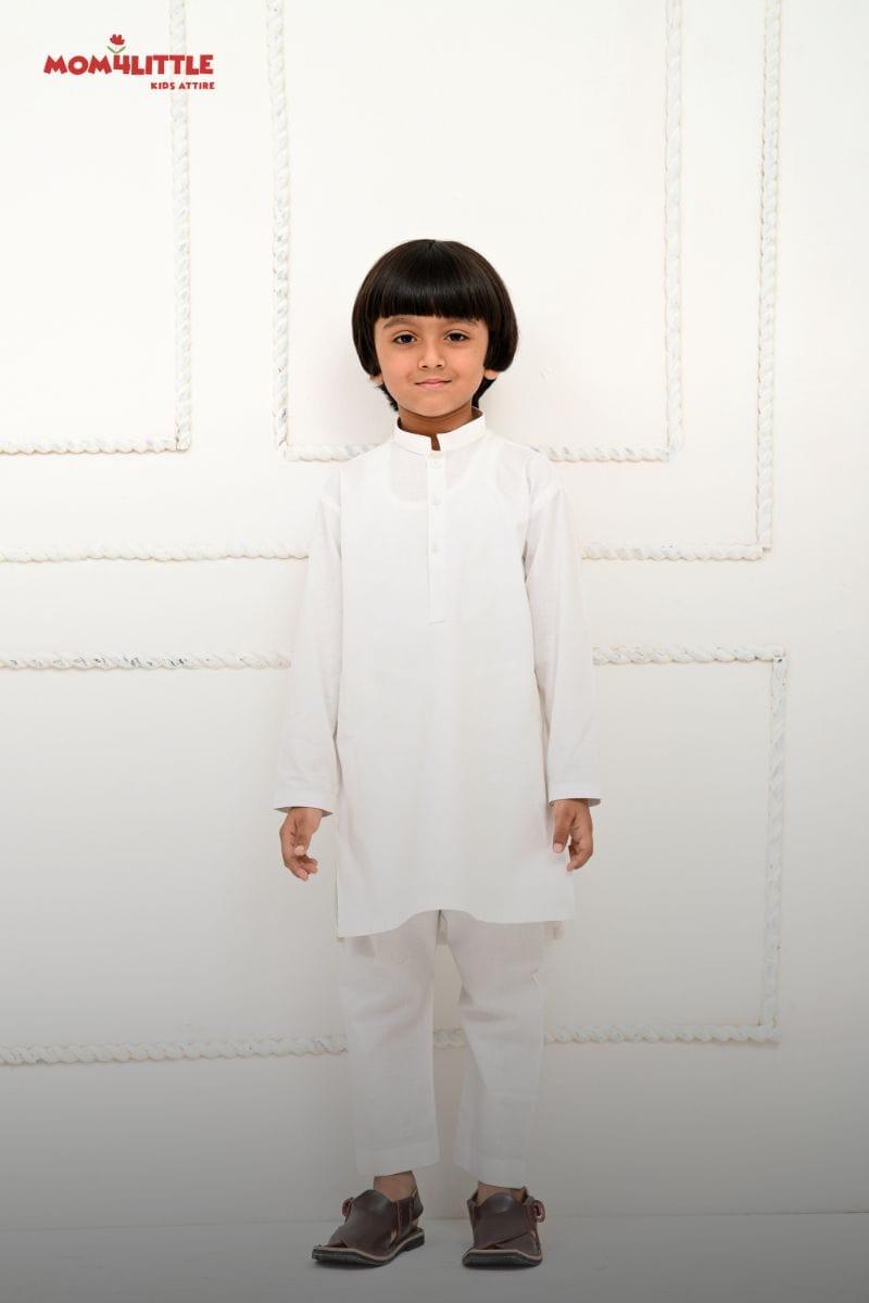 Mom4Little White Kurta Pajama