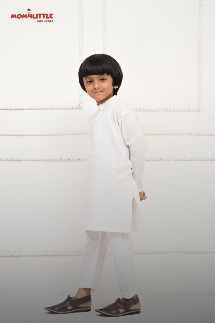 Mom4Little White Kurta Pajama
