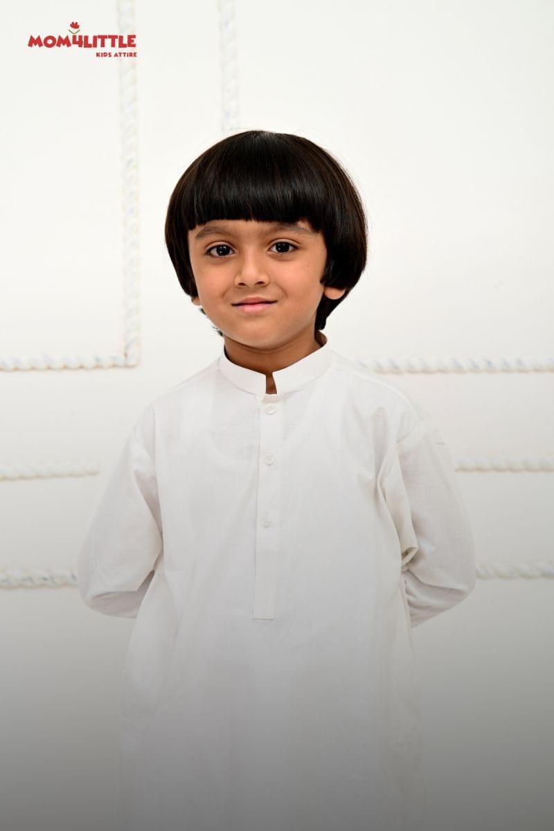 Mom4Little White Kurta Pajama