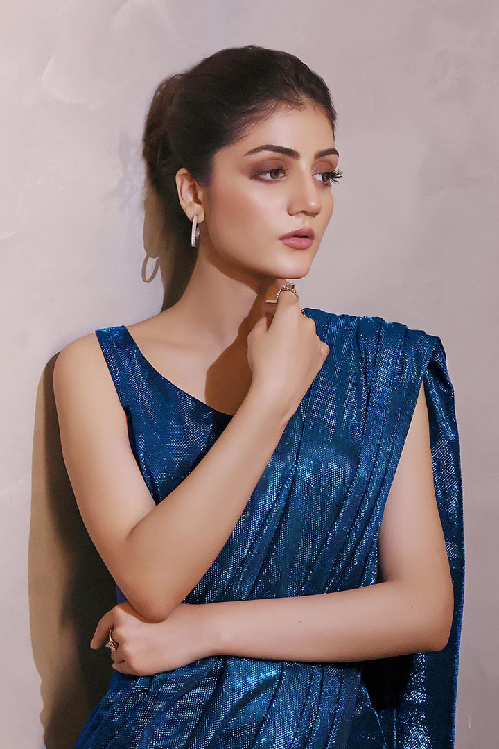 Sanas - Solid Moonlight Saree | COCKTAIL | SR202235