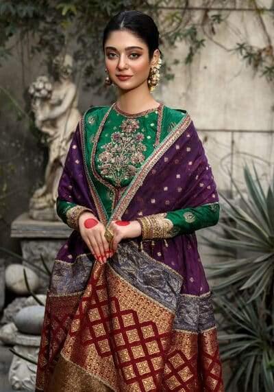 Nilofer Shahid - Garden of Hope - Peshwas - Pure Cotton