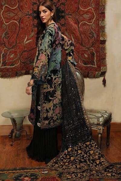 Nilofer Shahid - Princess Esra - Black - 3 Piece