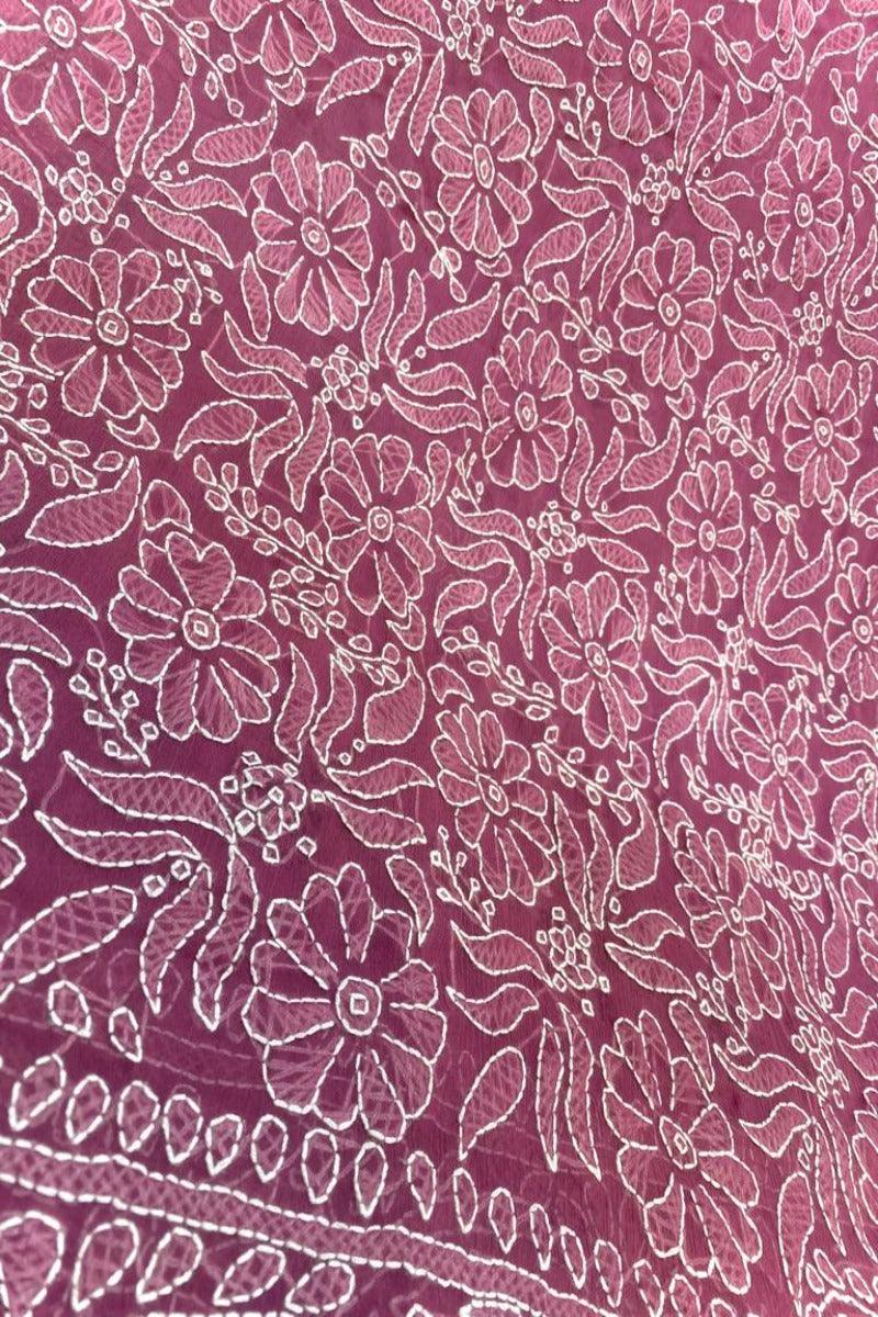 Design by Amina - Chiffon Handwork Chikankari 2 Piece - 16 - Studio by TCS