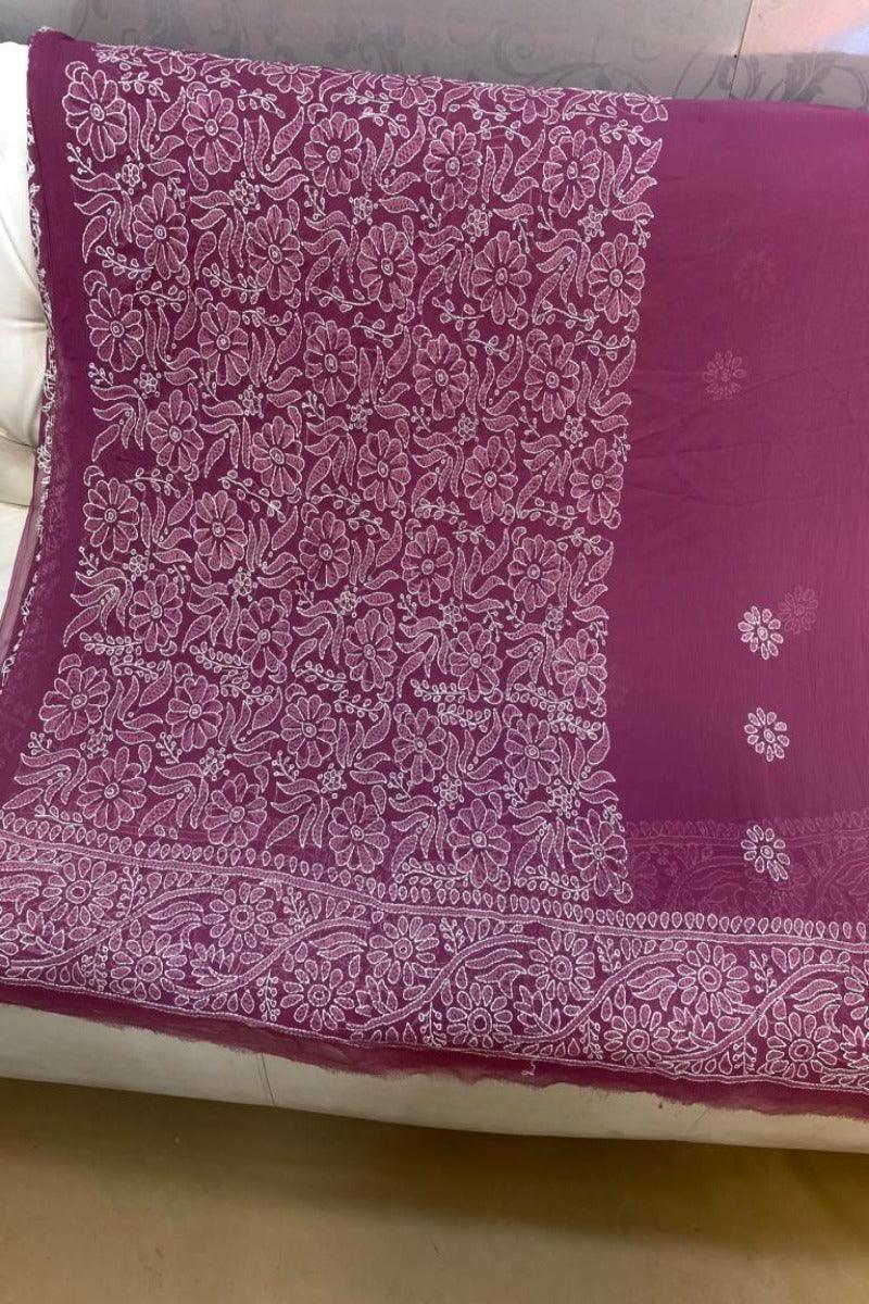 Design by Amina - Chiffon Handwork Chikankari 2 Piece - 16 - Studio by TCS