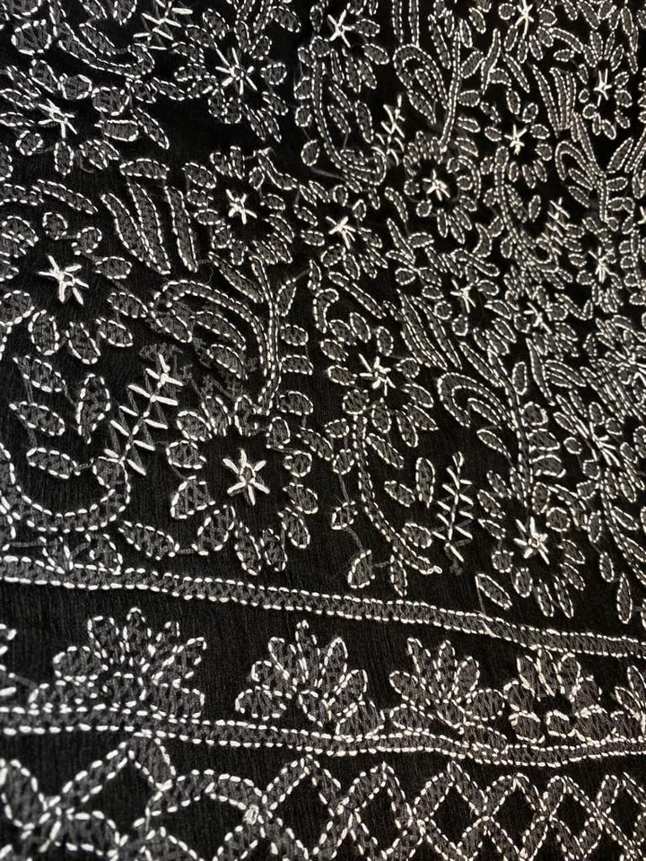 Design by Amina - Chiffon Handwork Chikankari 2 Pc - 7 - Studio by TCS