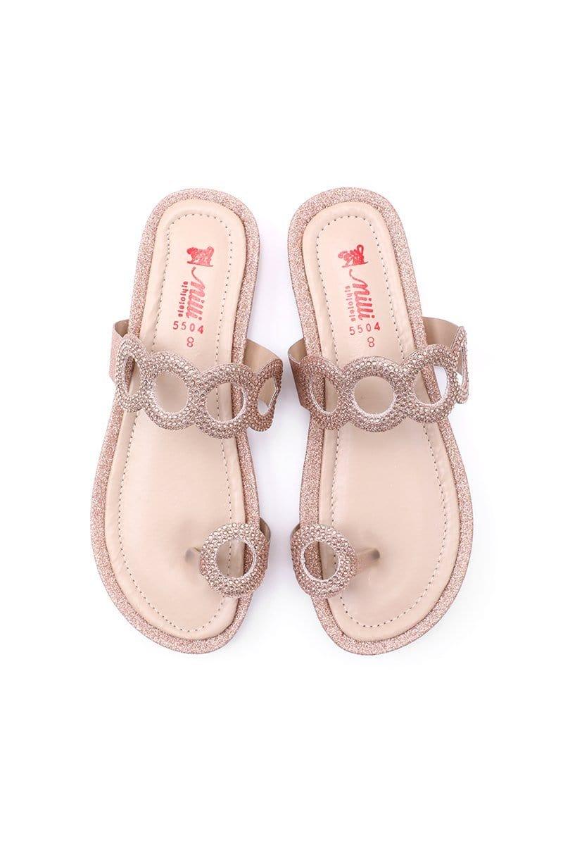 Milli Shoes - Peach Flats - 5504