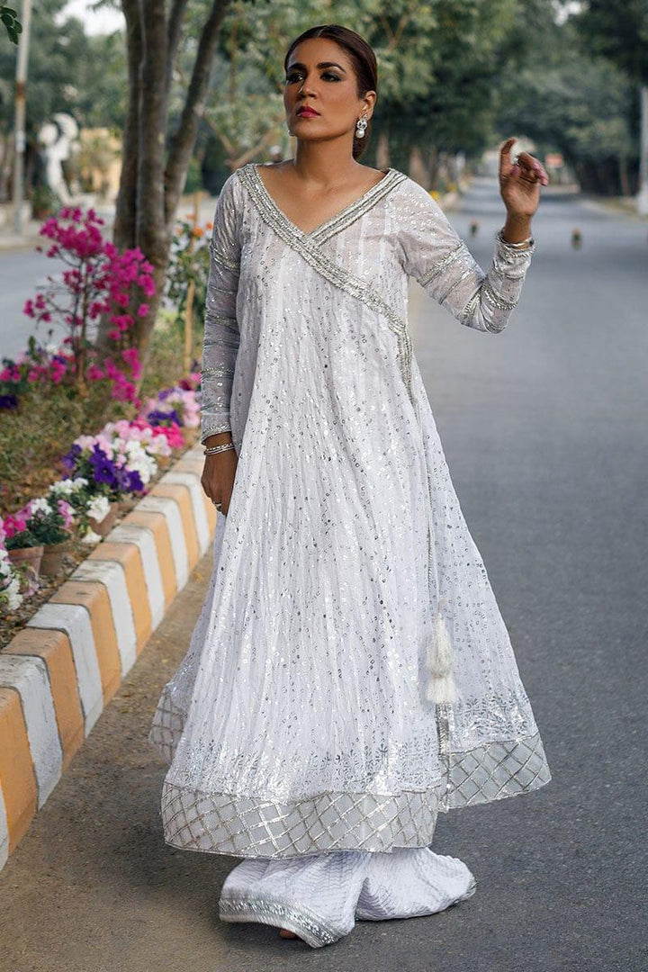 Pinktree - Shondaish - White - Angarkha - 3 Piece