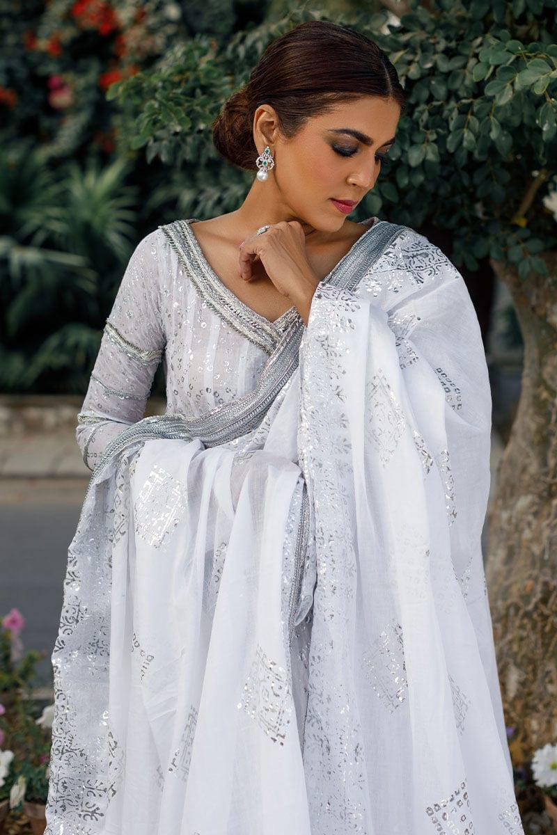 Pinktree - Shondaish - White - Angarkha - 3 Piece