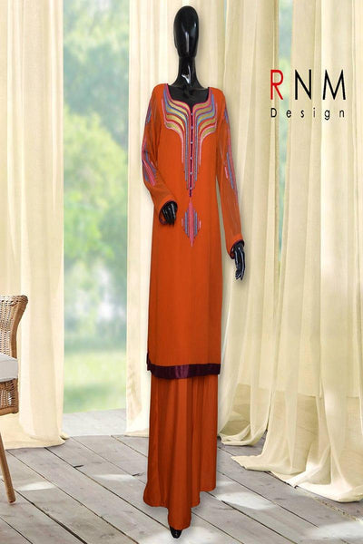 RNM Designs - Marigold - Orange - 2 Piece Suit - Studio by TCS