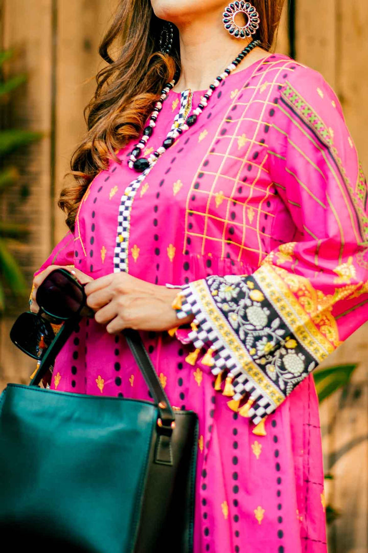 Mizaj - 1 Piece | Unstitched Printed Kurti | Lawn - S1L-220125 - Studio by TCS