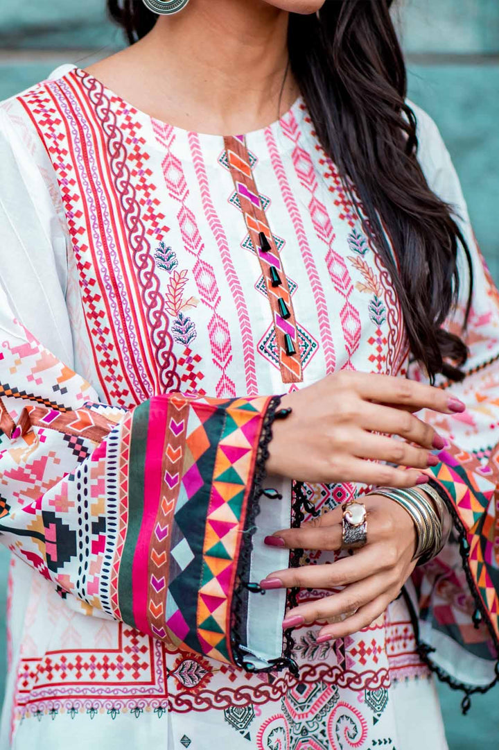 Mizaj - 1 Piece | Unstitched Printed Kurti | Lawn - S1L-220162 - Studio by TCS