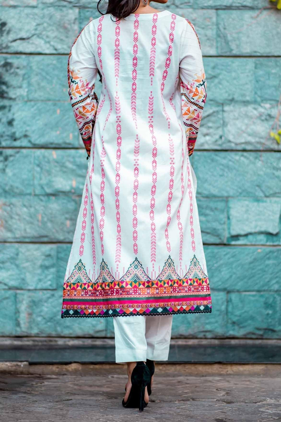 Mizaj - 1 Piece | Unstitched Printed Kurti | Lawn - S1L-220162 - Studio by TCS