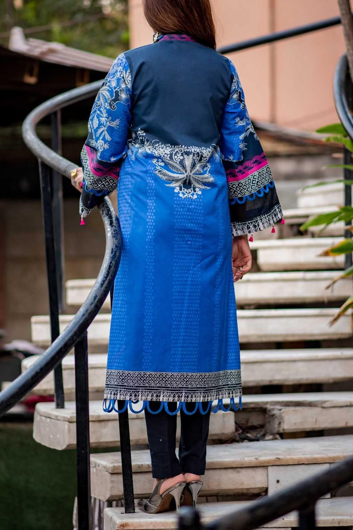 Mizaj - 1 Piece | Unstitched Printed Kurti | Lawn - S1L-220163 - Studio by TCS