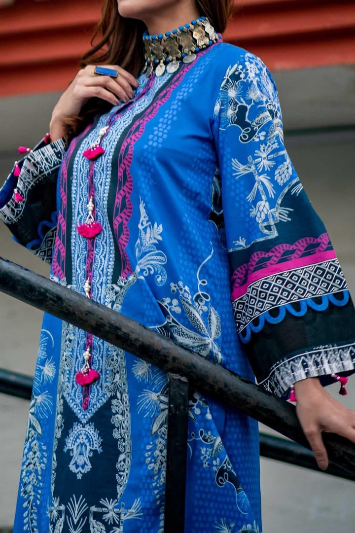 Mizaj - 1 Piece | Unstitched Printed Kurti | Lawn - S1L-220163 - Studio by TCS