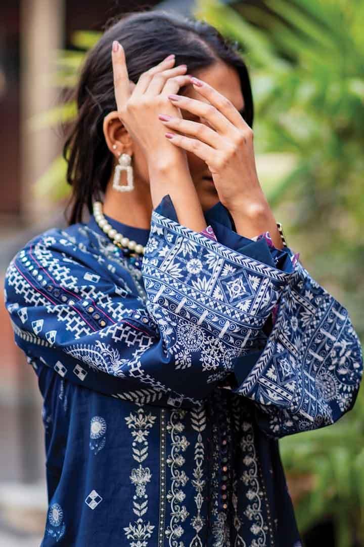 Mizaj - Unstitched Digital Printed Lawn Shirt - 1 PC - Studio by TCS