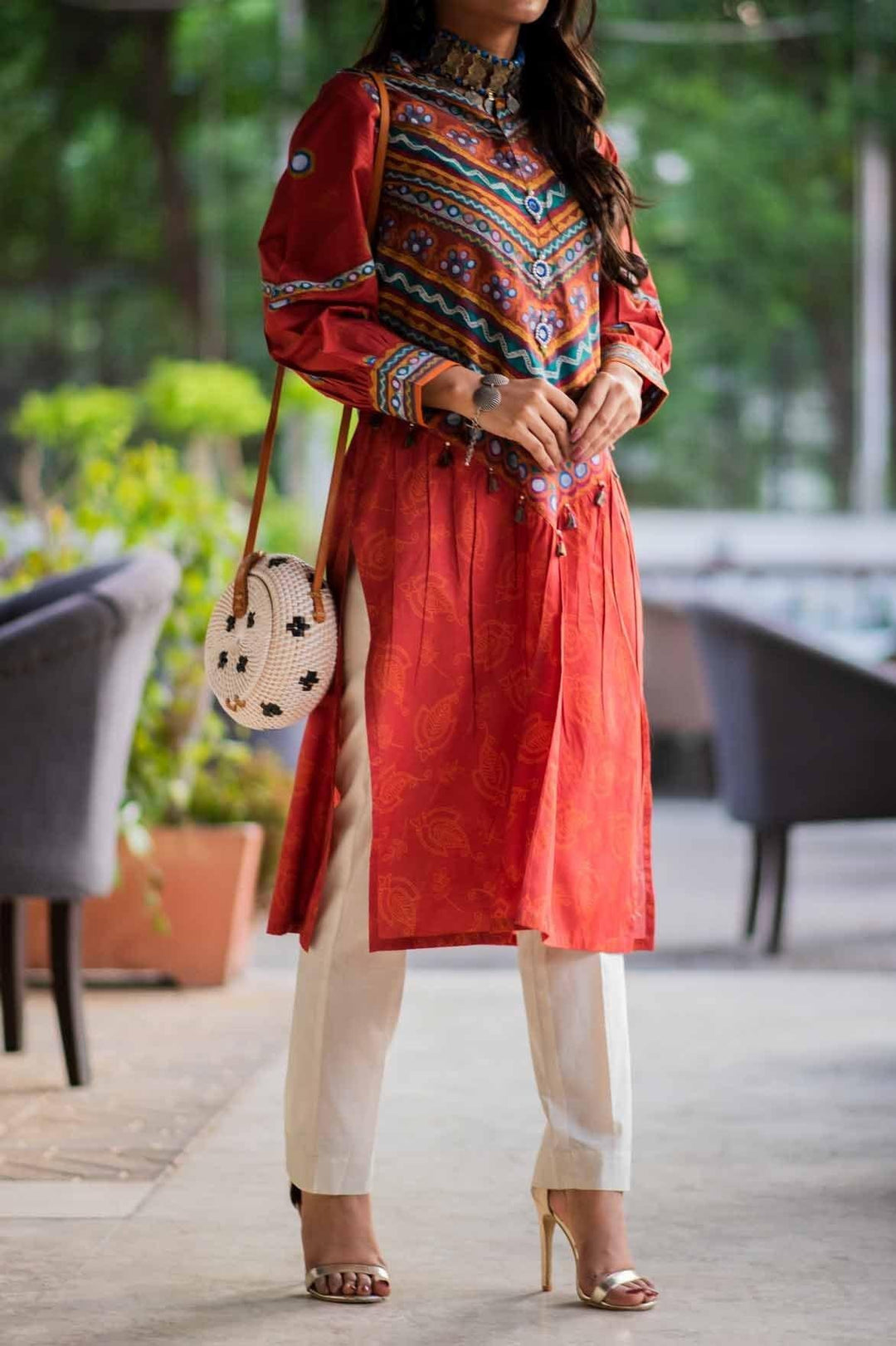 Mizaj - 1 Piece | Unstitched Printed Kurti | Lawn - S1L-220172 - Studio by TCS