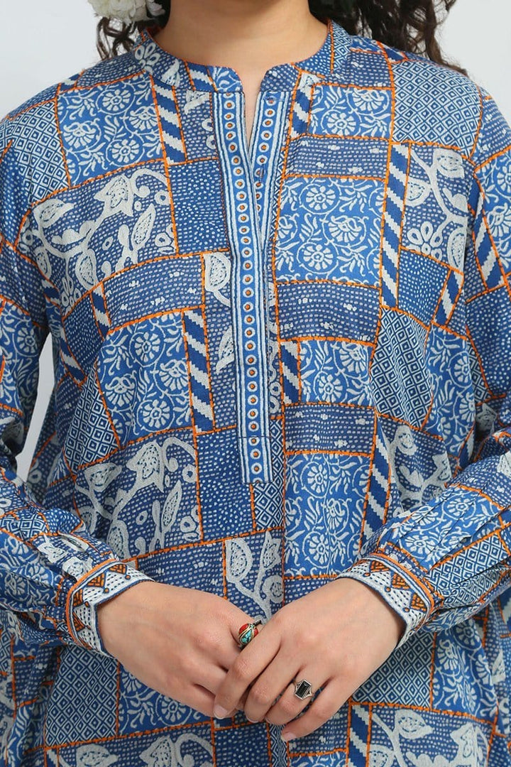 Generation - Blue Kantha Patch - 2 PC