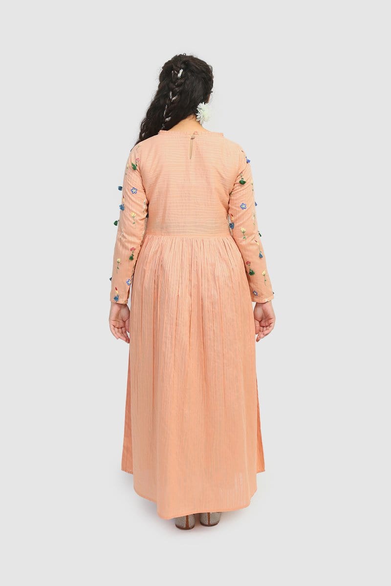 Generation - Peach April Flower Dress - 1 PC