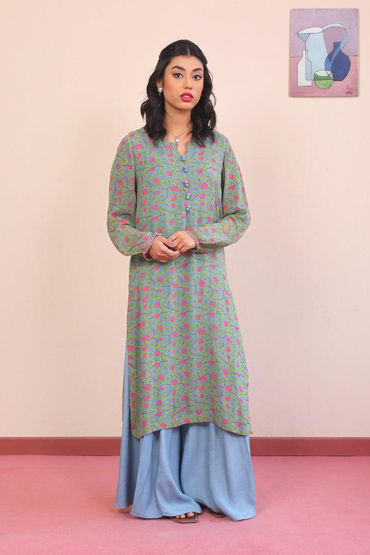 Generation - 2- Piece Gul Mithai Blush Set - Blue - Chiffon