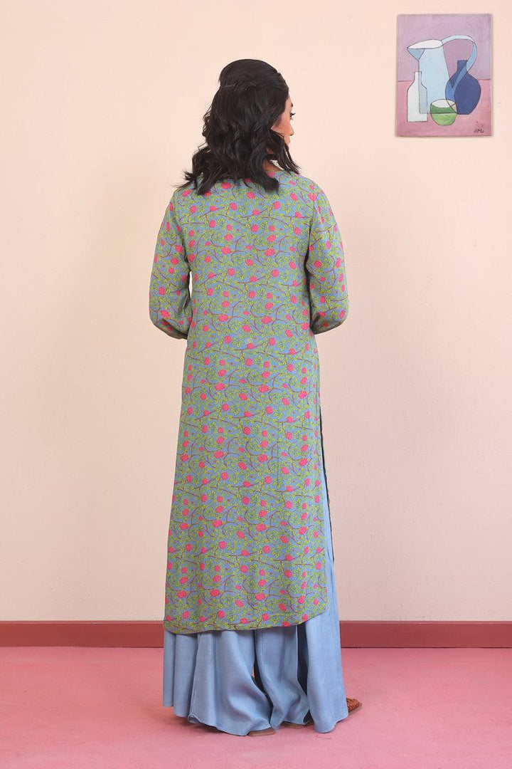 Generation - 2- Piece Gul Mithai Blush Set - Blue - Chiffon