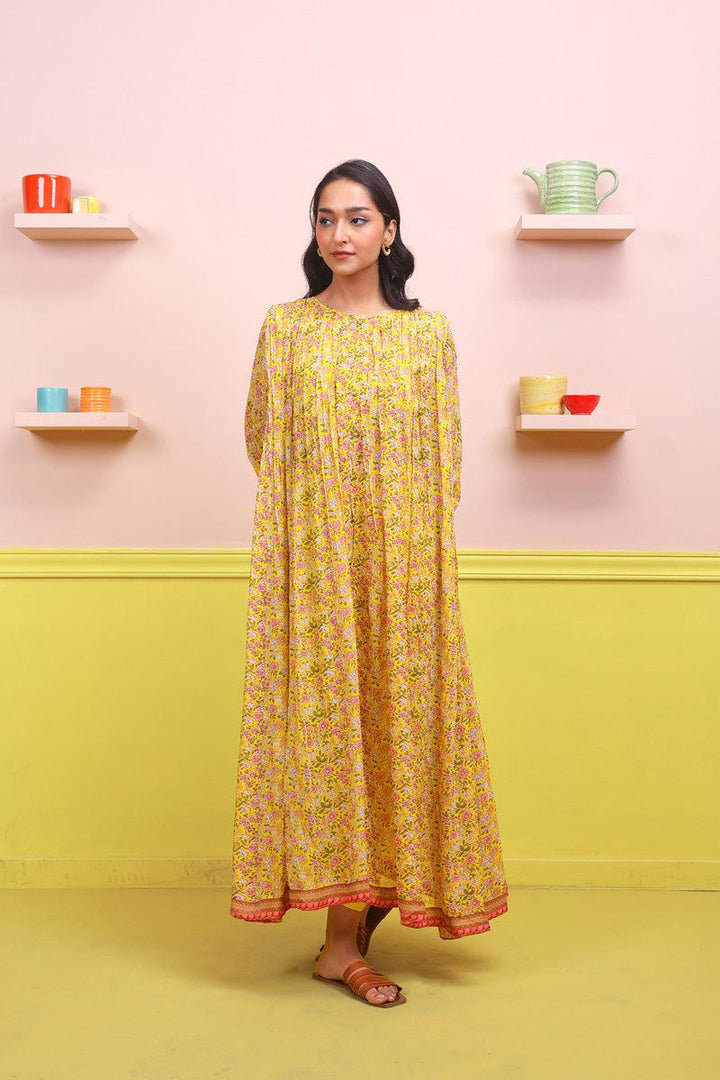 Generation - 2-Piece Gul Mithai Set - Yellow - Chiffon