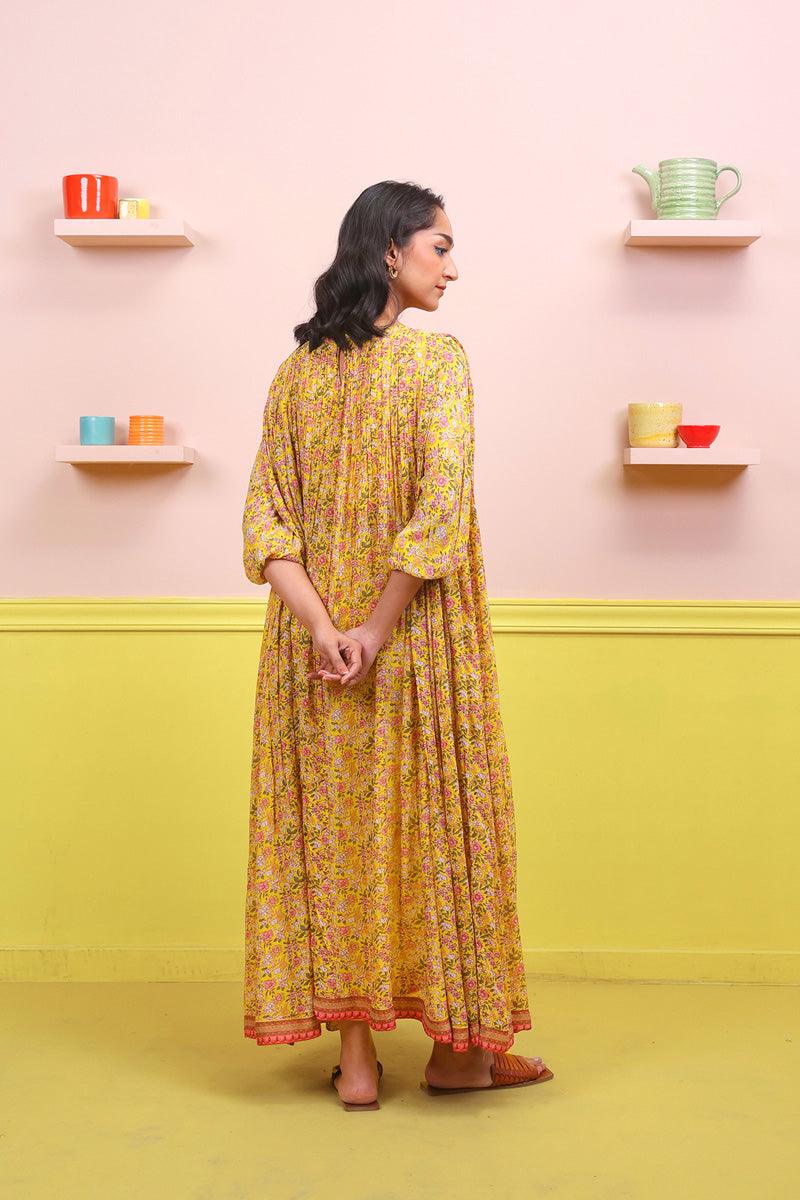 Generation - 2-Piece Gul Mithai Set - Yellow - Chiffon