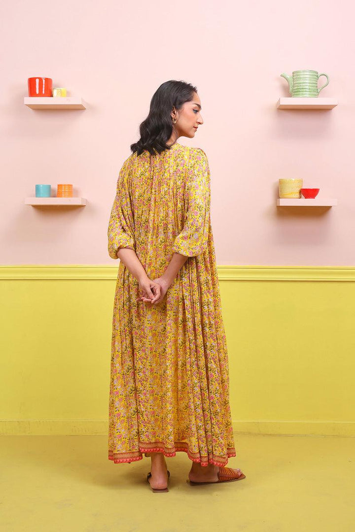 Generation - 2-Piece Gul Mithai Set - Yellow - Chiffon