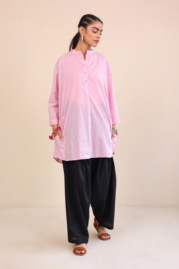 Generation - Not So Basic Shalwar - 1 Piece - Black - Cambric