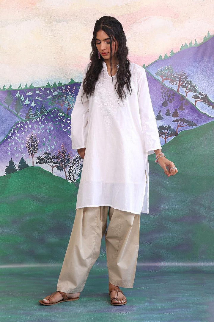 Generation - Saada Trousers - 1 Piece - Mouse - Cambric