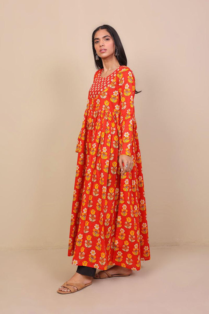 Generation - Moravian Dress - Red - Voile