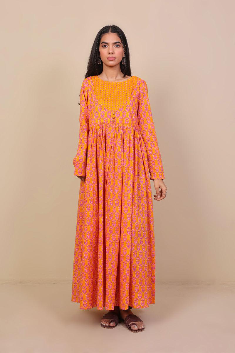 Generation - Saaya Dress - Yellow - Voile