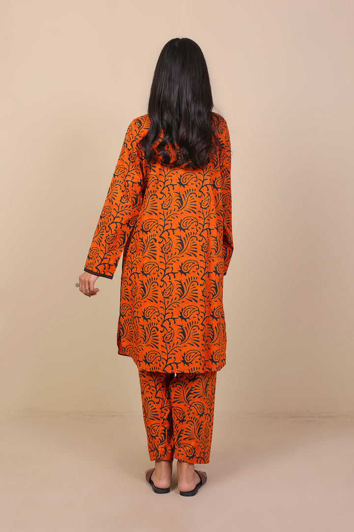 Generation - 2-Piece Sujani Set - Orange - Voile