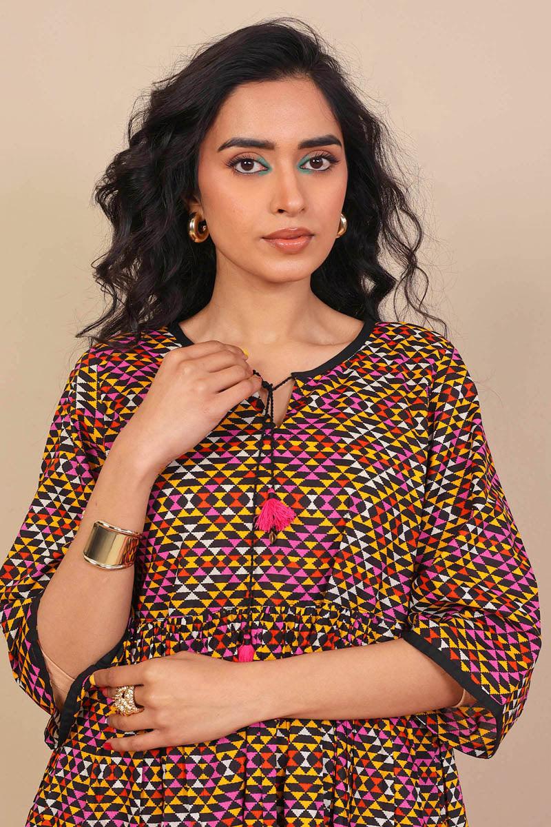 Generation - Marrakesh Peplum - Black - Voile