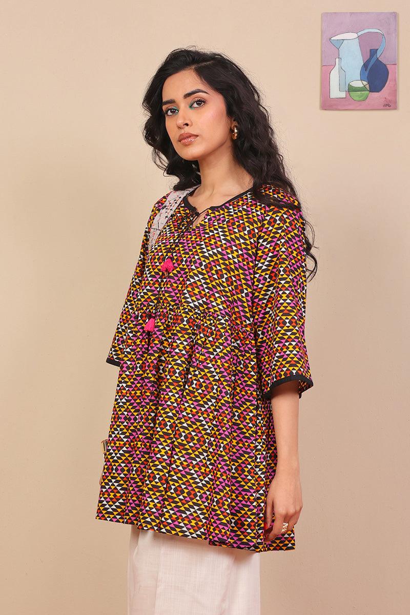 Generation - Marrakesh Peplum - Black - Voile