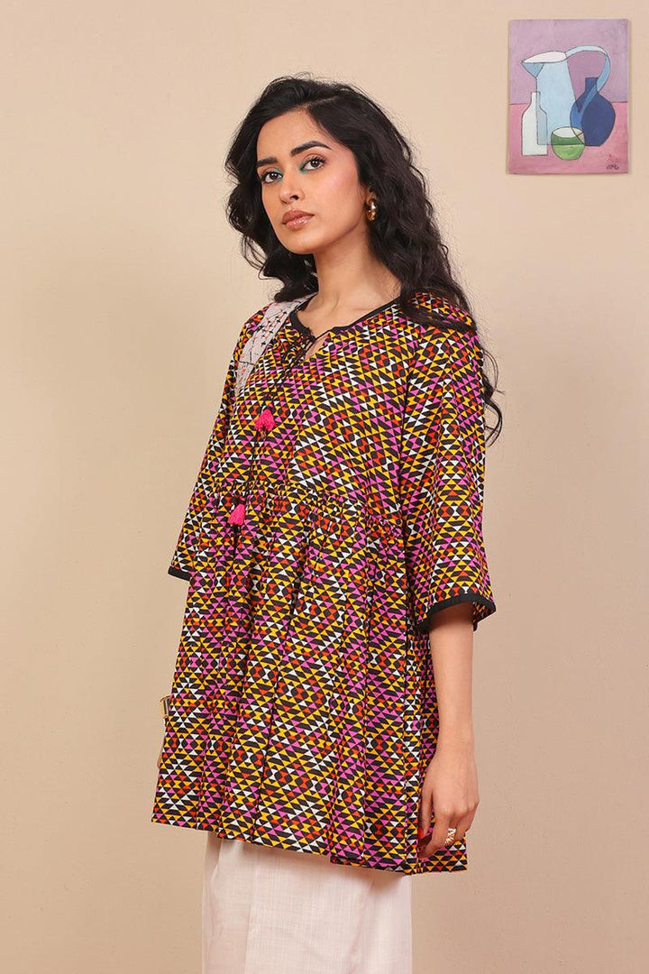 Generation - Marrakesh Peplum - Black - Voile
